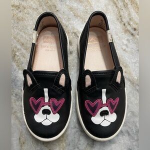 Kate Spade x Keds French bulldog heart sunglasses slip on sneakers walker shoes